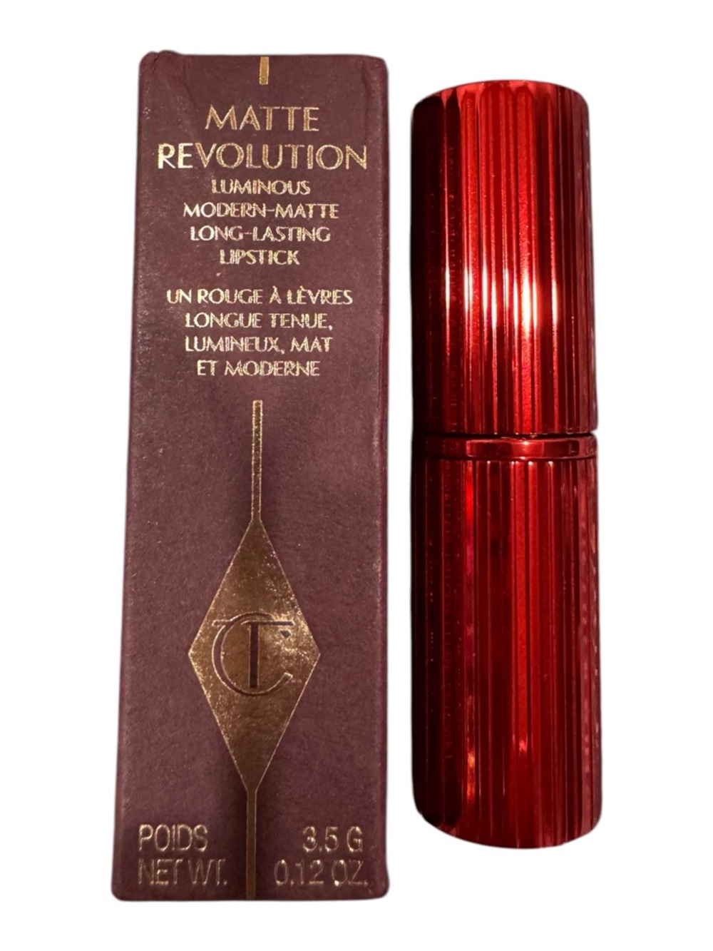 Charlotte Tilbury Matte Revolution Lipstick Vibrant Red Modern Matte 3.5g